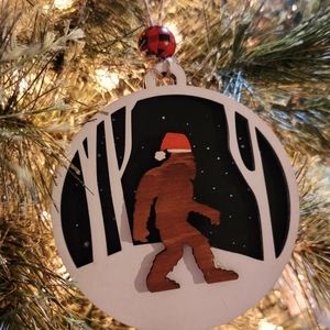 Bigfoot ornament